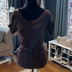 Love By Design Chocolate Knit Top